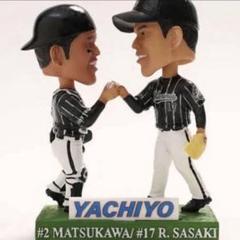 ロッテマリーンズ ボブルヘッド人形 佐々木朗希 2体 藤原恭大 和田 康士朗