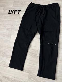 新品未使用タグ付】LYFT ナイロンSTRETCHLOGOSTRING パンツ-