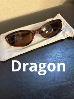 ドラゴン　ブラウン サングラス　収納袋付き