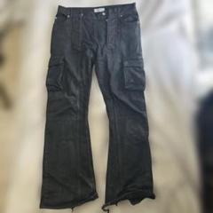 no massprod LECEDJEANS BLACK Mサイズ no massprod LECEDJEANS BLACK