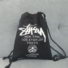 当日出荷 Stüssy ブラック ドローストリングバッグ
