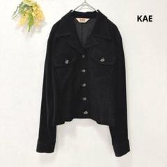 KAE ジャケット ワークウェア ブラック M フラップ付きポケット カジュアル