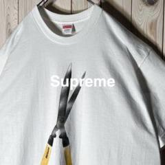 【極美品 L】シュプリーム supreme シザーズ プリント Tシャツ 白