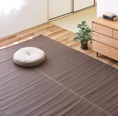 ポリプロピレン上敷い草風ラグ 江戸間６畳 い草風カーペット（621） ポリプロピレン上敷い草風ラグ 江戸間6畳 い草風カーペット