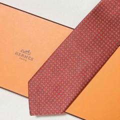 美品 エルメス HERMES ネクタイ H織りタイ ファソネH H柄