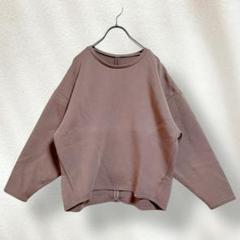 Vis ビス スウェット プルオーバー スモーキーピンク ゆったり 2775