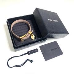 極美品✨PRADA プラダ ブレスレット サフィアーノレザー