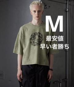 GRANCY　グランシー　グラフィックデザインリバーシブルTシャツ カーキ