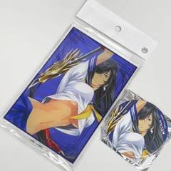 新品 「一騎当千」関羽雲長 アクリルフィギュア&缶バッジセット 塩崎雄二