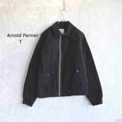 アーノルドパーマー| ジップアップブルゾン【1】コットンツイル 傘柄ライナー 黒