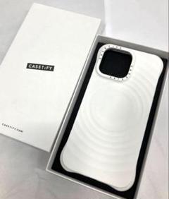 CASETiFY iPhone ウェーブシリコン15ケース ホワイト