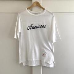 新品タグ付き★Deuxieme Classe アメリカーナ AMEY Tシャツ 予約》追加【AMERICANA/アメリカーナ】 LOGO TEE（Tシャツ