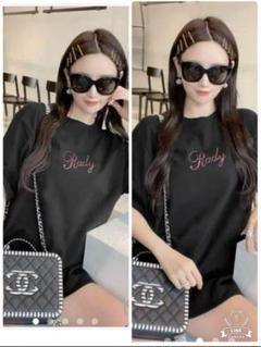 激レア新品タグ付きRa dy大人気ラインストーンロゴTシャツS