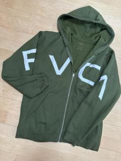 【新品未着用】RVCA アイボリー/ダークグリーン パーカー 2025年最新】RVCA カラー：グリーン系 パーカーの人気アイテム