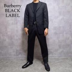 Burberry ブラック ウール ストライプ テーラード セットアップ