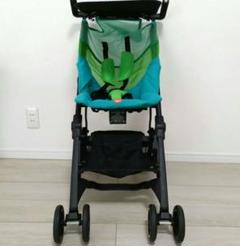 gb ポキット　エア　折りたたみ ベビーカー　ターコイズ　説明書　レインカバー付 gb ポキット エア 折りたたみ ベビーカー ターコイズ 説明書