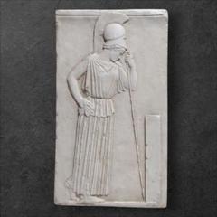 複製 レリーフ 嘆きのアテナ 沈思のアテナ ギリシャ産 壁掛け 希少