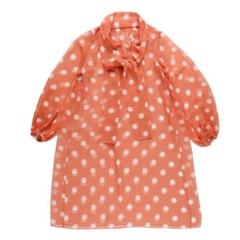 BELPER / DOT SHEER SHIRT DRESS