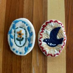 2025年最新】鳥刺繍ブローチの人気アイテム - メルカリ