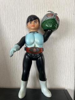 仮面ライダー1号 マスク有りソフビ 昭和 - メルカリ