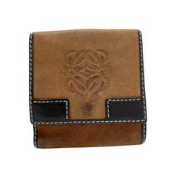 LOEWE 二つ折り財布 スエード レザー 2025年最新】ロエベ 二つ折り財布 スエードの人気アイテム