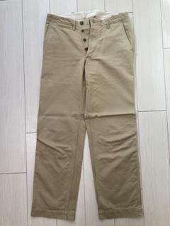 WAREHOUSE&CO.ベージュ ストレートカット チノパン 32