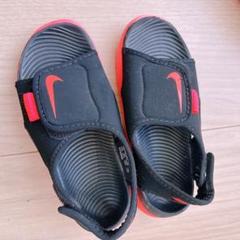 Nike サンダル 黒/赤 17センチ　ナイキ　海 プール　17センチ