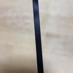 黒 両面サテンリボン 幅9mm