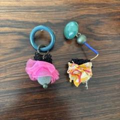 美品　作家さま　ピアス　チュール