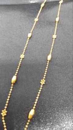 最終値下げ　K18 ネックレス　お花　デザインネックレス　金　アクセサリー