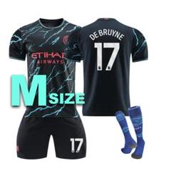 【新品タグ付き】マンチェスターシティ2021/22 デブライネ アウェイ マンチェスターシティ 24-25 サード 半袖 ユニフォーム No.17 デ