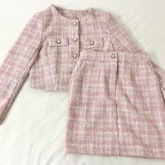 最終値下げ新品タグ付2025年♡CHIFFORD ノーカラージャケット ピンク
