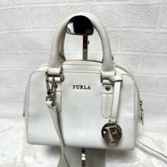美品　フルラFURLA エレナ　2wayショルダーバッグ　ハンドバッグ　白