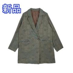 AMERI MEDI ALICIA JACQUARD JACKET ブルー Ameri（アメリ）の「MEDI ALICIA JACQUARD JACKET（テーラード