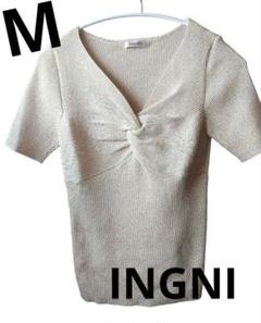 INGNI　クロスデザインラメトップスのサムネイル