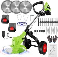 充電式草刈り機 1880W高出力 21V 2*2000mAh大容量 強力 緑 Amazon.co.jp: 草刈り機 充電式草刈り機 1880W高出力 21V 2