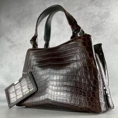 ☆開店セール☆ 新品未使用 美品 JRA公認 クロコダイル ハンドバッグ⑦ 楽天市場】クロコダイル ハンドバッグ シャイニング加工
