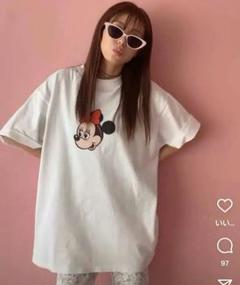新品タグ付き】WCJ ミニー Tシャツ 黒 大人気 ディズニー 若槻