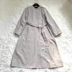 allureville アルアバイル　ノーカラーコート　グログラン　スプリング