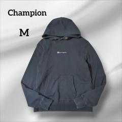 Championチャンピオン　 フード付きパーカー　ブラック　カジュアル　M