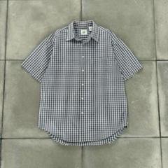 90s OLD GAP 短丈 半袖 チェックシャツ city box 古着