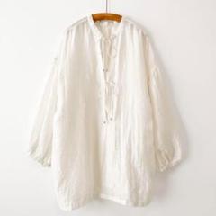 美品 y/m スラブシアーボリュームスリーブトップス パフスリーブ チュニック