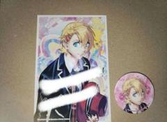 ☆非売品 うたプリ 来栖翔 AASS 特典 缶バッジ ポスカ