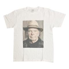 ニールヤング Neil Young ロック バンド ホワイト S Tシャツ