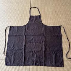 【最終価格】fog linen work 若山曜子リネンエプロンブラック 最終価格】fog linen work 若山曜子リネンエプロンブラック 若山