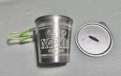 カップヌードル　チタンクッカー 日清×スノーピーク｜カップヌードル・チタンクッカー - 【BE-PAL