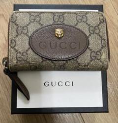 GUCCI GGモノグラム 二つ折り財布