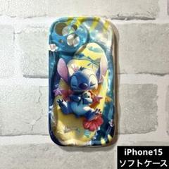 iPhone15 Disney ディズニー　スティッチ　スマホ　ケース　[D]