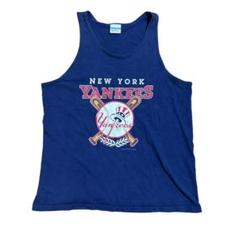 90's USA製 アメリカ製 タンクトップ NY ニューヨークヤンキース L