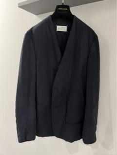 24SS 国内正規品 美品 メゾンマルジェラ ノーカラージャケット 44 セール】Maison Margiela JACKET（ノーカラージャケット